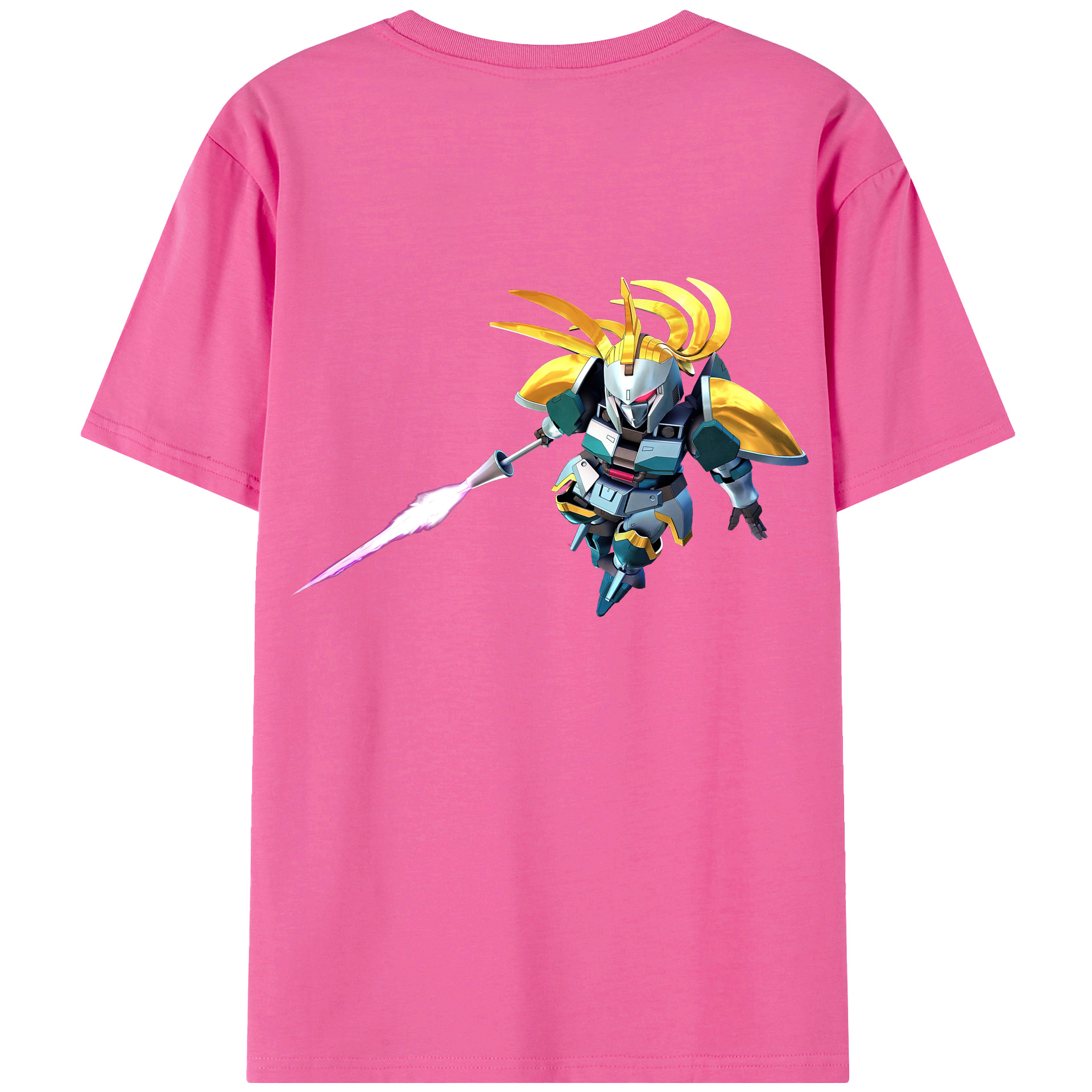 （画像用） 機動戦士ガンダム Mobile Suit Gundam レディース半袖Tシャツ(バックプリント)